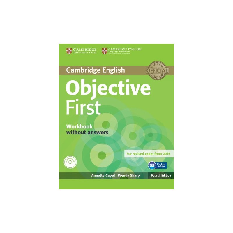 9781107628397 Objective first certificate. Workbook. Without answers