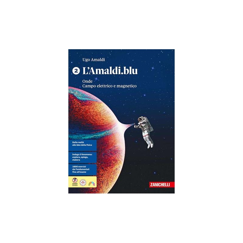 9788808616098 L'amaldi.blu 2 Onde, Campo elettrico e magnetico