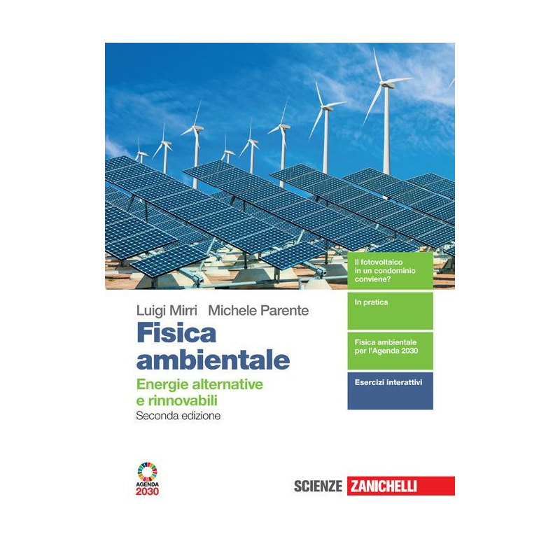 9788808320216 Fisica ambientale. Energie alternative e rinnovabili Mirri Parente
