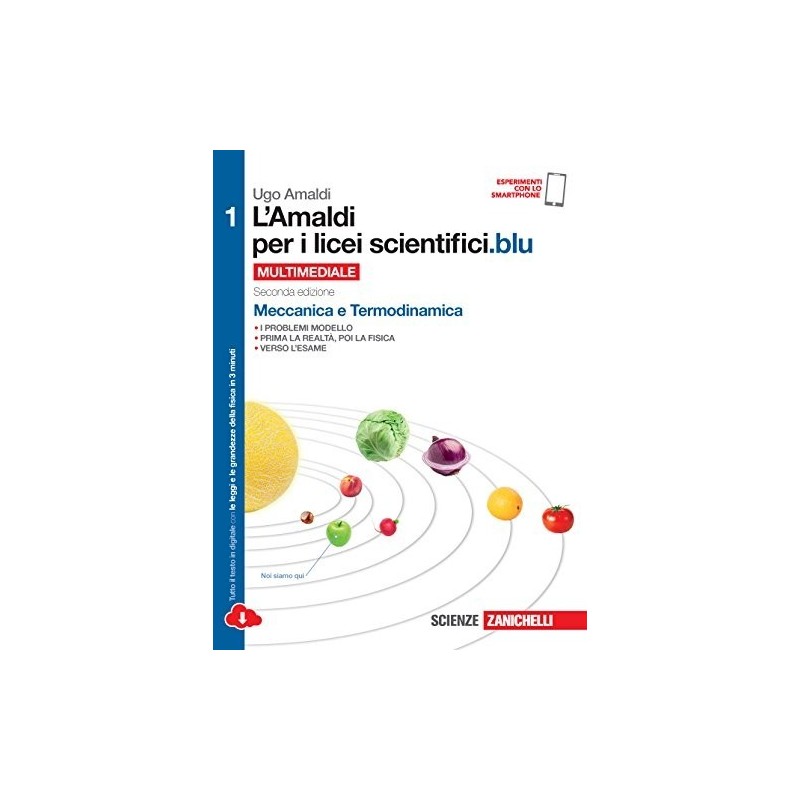9788808721204 L'amaldi per i licei scientifici blu 1